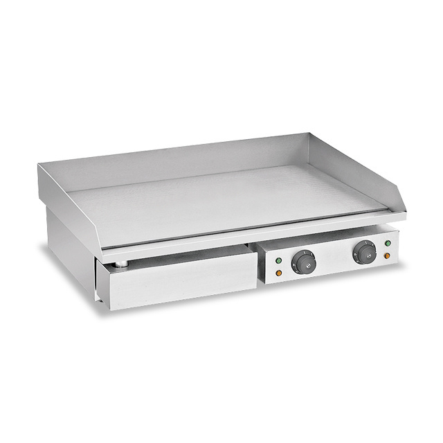 Stainless Steel electric grill Flat Plate Griddle Catering Pancake Griddle Industrial Electric Griddle