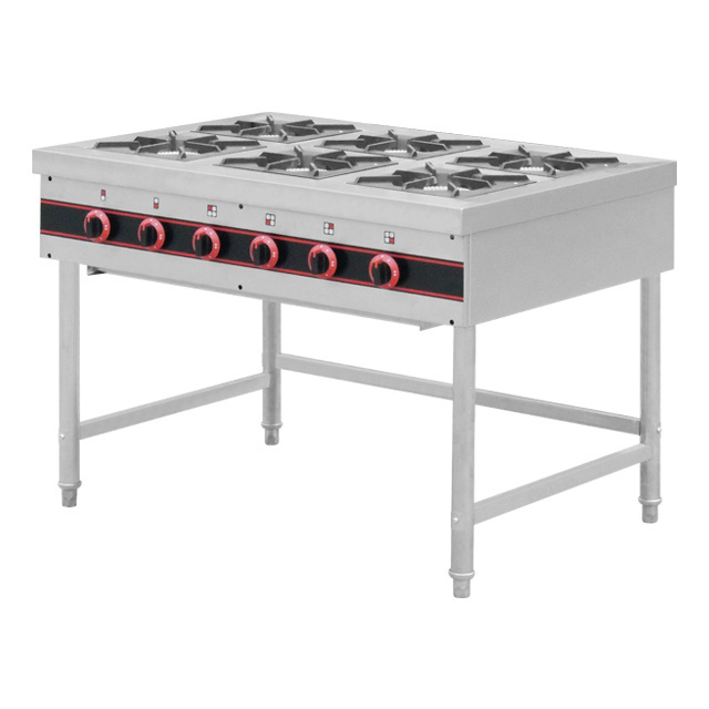 Commercial Gas cooker range Stainless Steel Kitchen Gas Stove range cooker