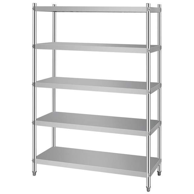 4 Layers stainless steel kitchen storage shelf / rack