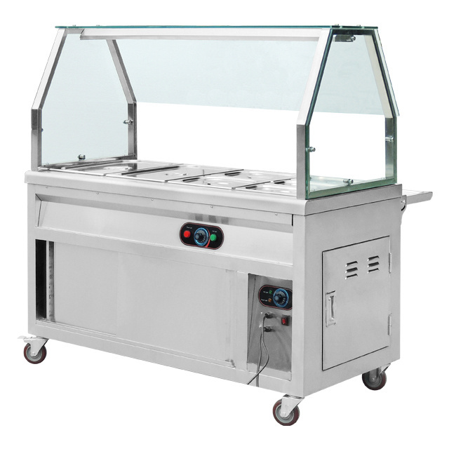 Electric Bain Marie Food Warmer Counter for Hot Buffet Food Display