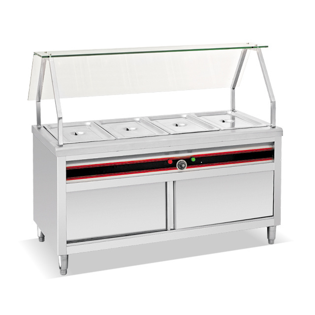 Electric Bain Marie Food Warmer Counter for Hot Buffet Food Display