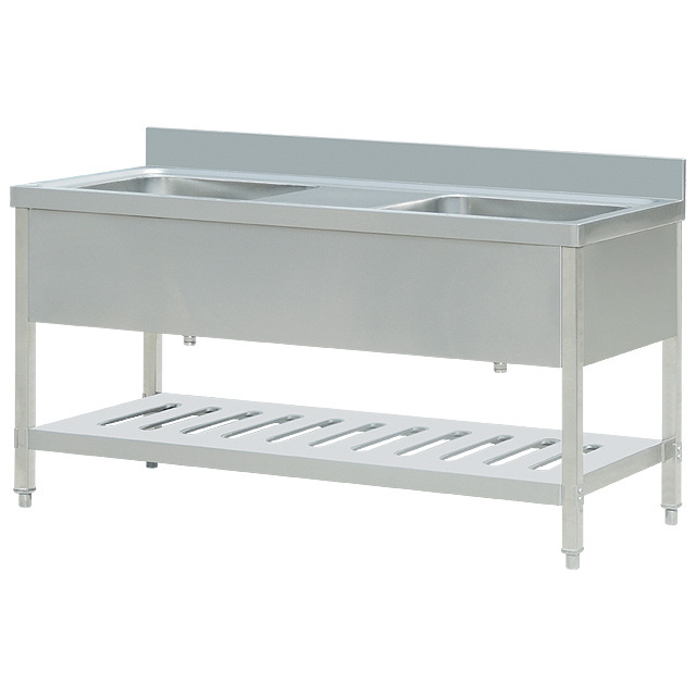 Commercial Freestanding Stainless Steel 3 Compartment Restaurant Kitchen Sink Work Table/Triple Bowl Sink Bench