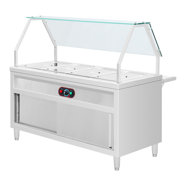 Electric Bain Marie Food Warmer Counter for Hot Buffet Food Display