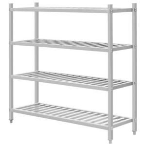 4 Layers stainless steel kitchen storage shelf / rack