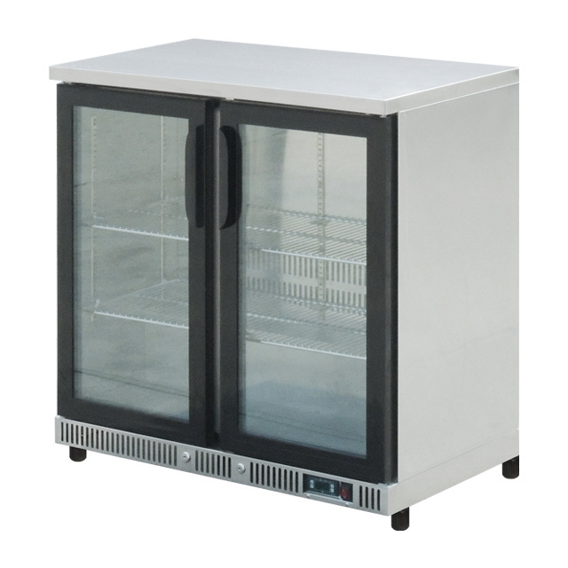 small wine restaurant cooler refrigerator/ mini refrigerator with glass door/Hotel fridge