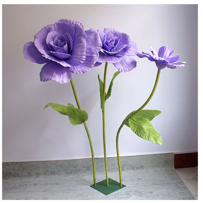 Wedding Party Shop Decorative Giant Artificial Foam Rose Flower