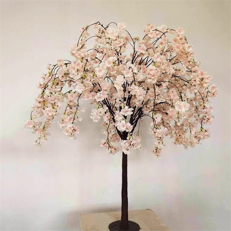 G-896 8ft 6ft 5ft Fakes Light up LED Artificial Silk Cherry Blossom Flower Plant Tree Indoor Outdoor Arch for Wedding Decoration