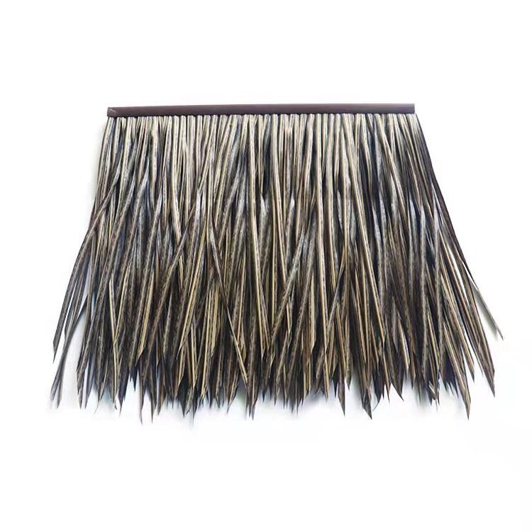 Tiki Bar Grass Thatching Roll Palapa Roofing synthetic Straw Roof Artificial Palm Leaves Roof Palapa Umbrellas Synthetic Thatch