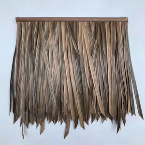 Tiki Bar Grass Thatching Roll Palapa Roofing synthetic Straw Roof Artificial Palm Leaves Roof Palapa Umbrellas Synthetic Thatch