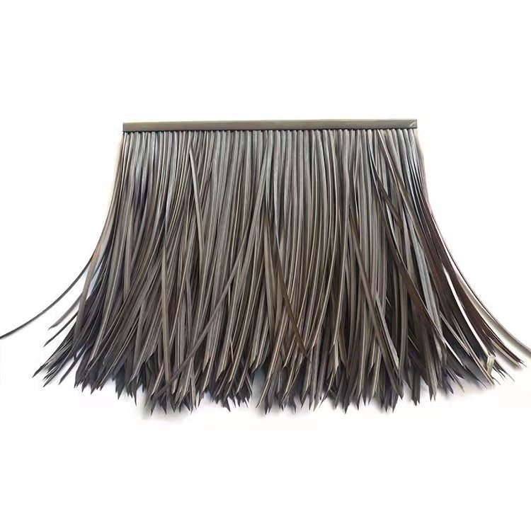 Tiki Bar Grass Thatching Roll Palapa Roofing synthetic Straw Roof Artificial Palm Leaves Roof Palapa Umbrellas Synthetic Thatch