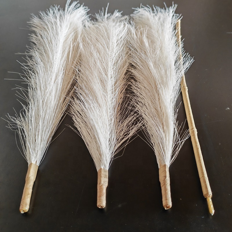 New patented silk artificial pampas grass flower decor tall Fake pampas large segmented faux pampas grass for home decoration