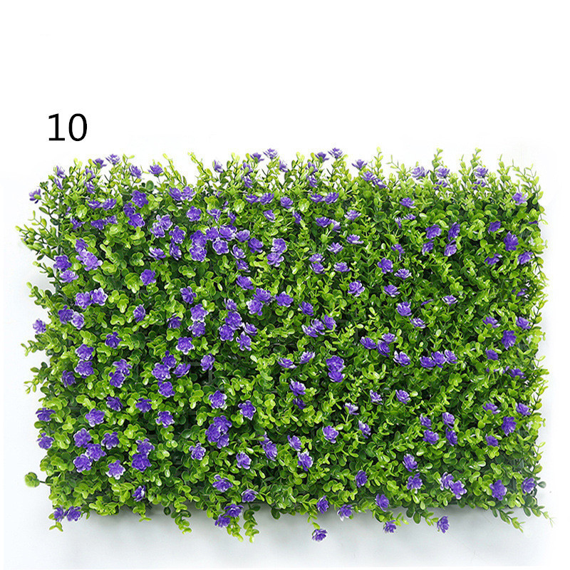 A-601 Artificial Vertical Green Flower Wall Grass Backdrop Outdoor Decoration