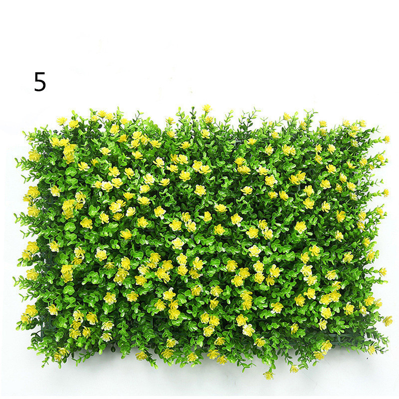 A-601 Artificial Vertical Green Flower Wall Grass Backdrop Outdoor Decoration