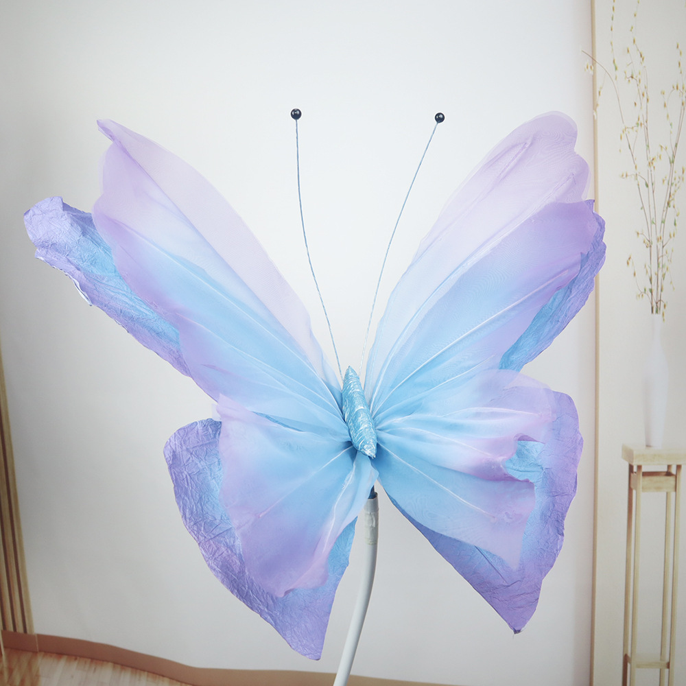 K145 Large Simulated Paper Butterfly Wedding Decoration Living Dinning Room Display Yard Garden Decors Handmade Butterfly