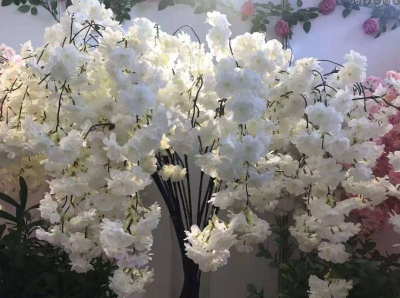 G-896 8ft 6ft 5ft Fakes Light up LED Artificial Silk Cherry Blossom Flower Plant Tree Indoor Outdoor Arch for Wedding Decoration