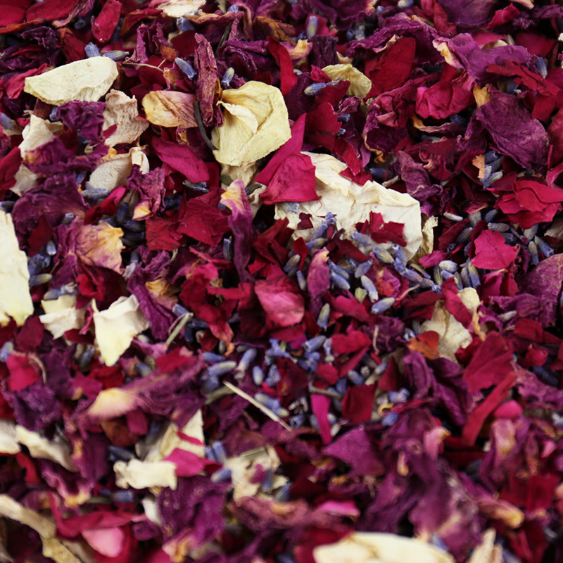 A-1285 Ecofriendly dried flower wedding toss mixed dried flowers natural confetti dried flower wedding confetti