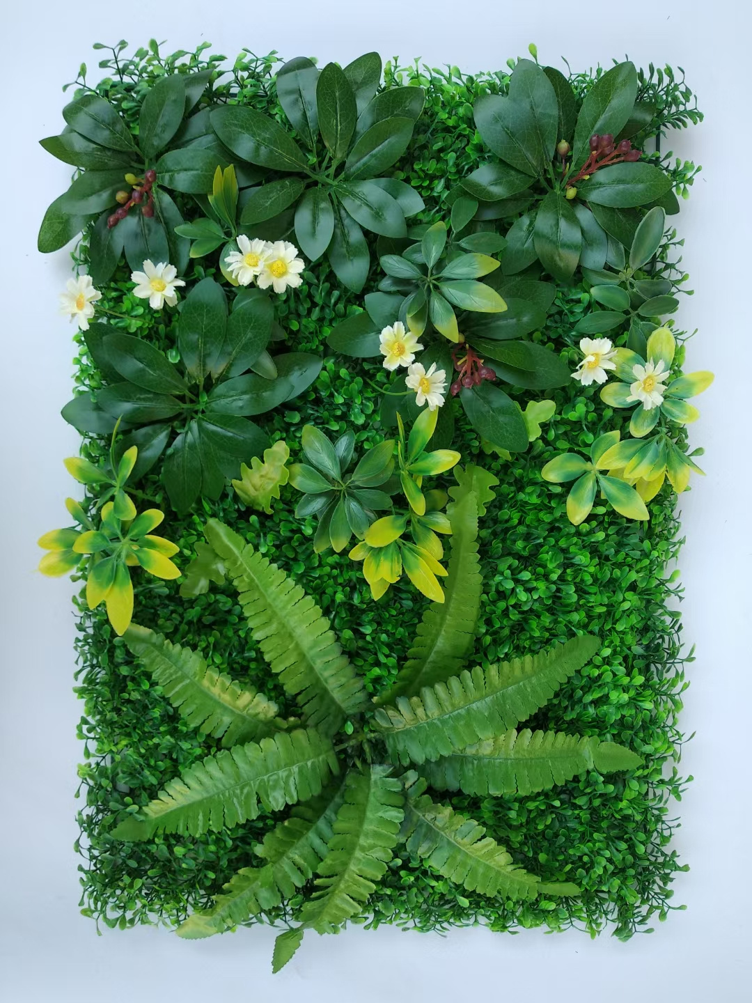 B0536 wholesale grass wall backdrop green system popular vertical indoor decoration plant artificial plant wall