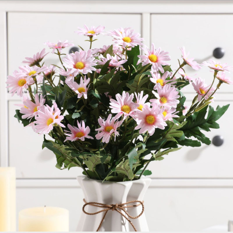 Artificial Daisy Flowers bouquetIndoor UV Resistant Plants White Daisy