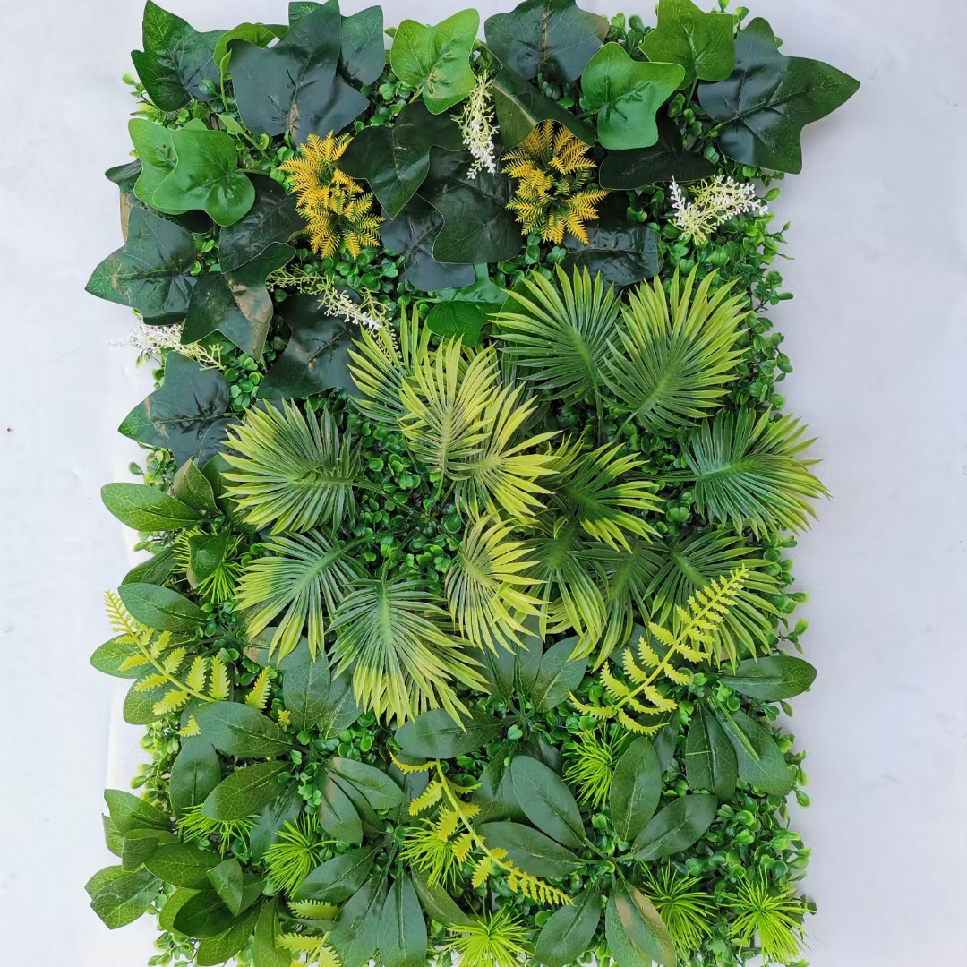 B0536 wholesale grass wall backdrop green system popular vertical indoor decoration plant artificial plant wall