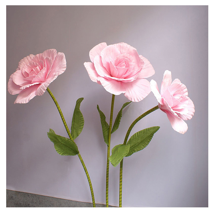 Wedding Party Shop Decorative Giant Artificial Foam Rose Flower