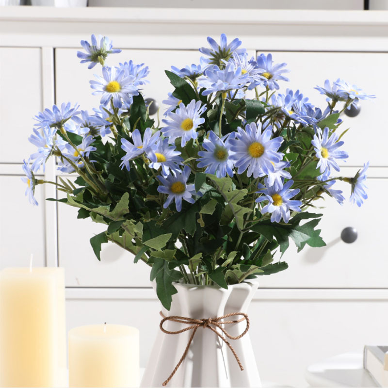 Artificial Daisy Flowers bouquetIndoor UV Resistant Plants White Daisy