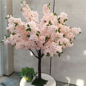 A7 Wedding Decor 1.2m 1.5M Small Fake Sakura Flower Table Deck Centerpiece Tree Indoor 180cm Faux Artificial Cherry Blossom Tree