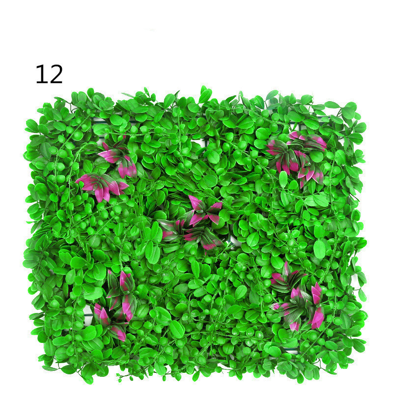 A-601 Artificial Vertical Green Flower Wall Grass Backdrop Outdoor Decoration