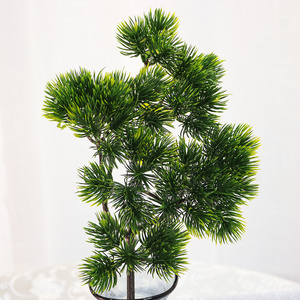 A-513 Plastic Evergreen Plant Tree Artificial Pine Branches For Christmas Embellishing Home Garden Decor