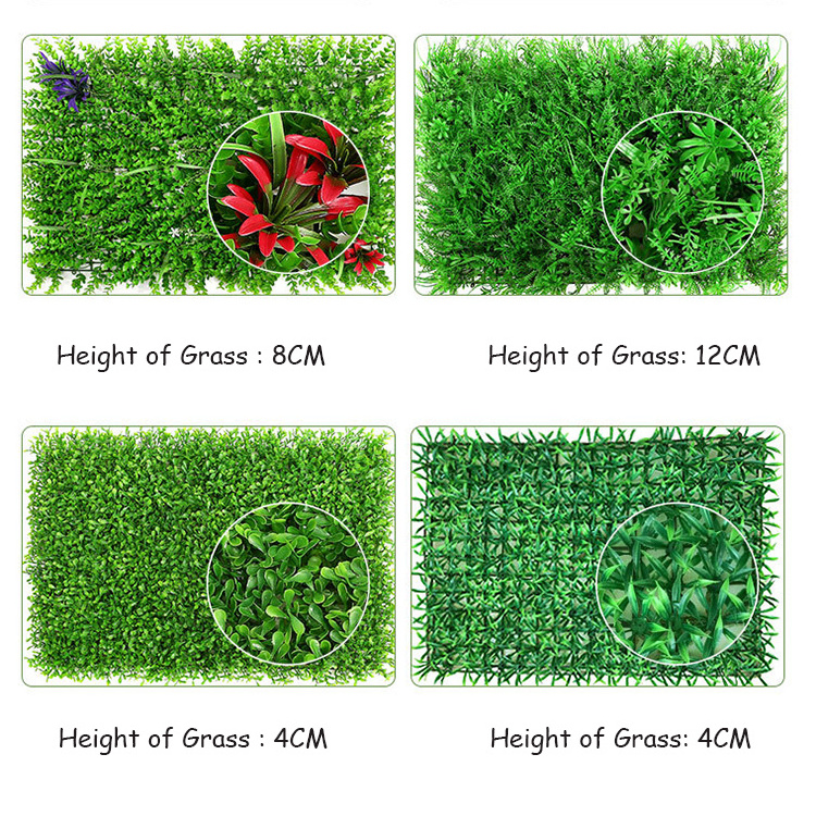 Artificial Grass Wall Plants Background Walls Artificial Boxwood Panels