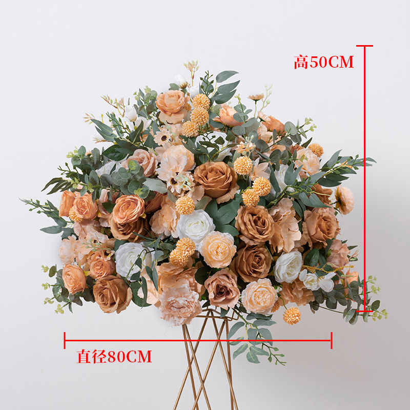 A-454 Wedding Party Road Lead Flower Floral Silk Artificial Wedding Table Centerpiece Flower Ball