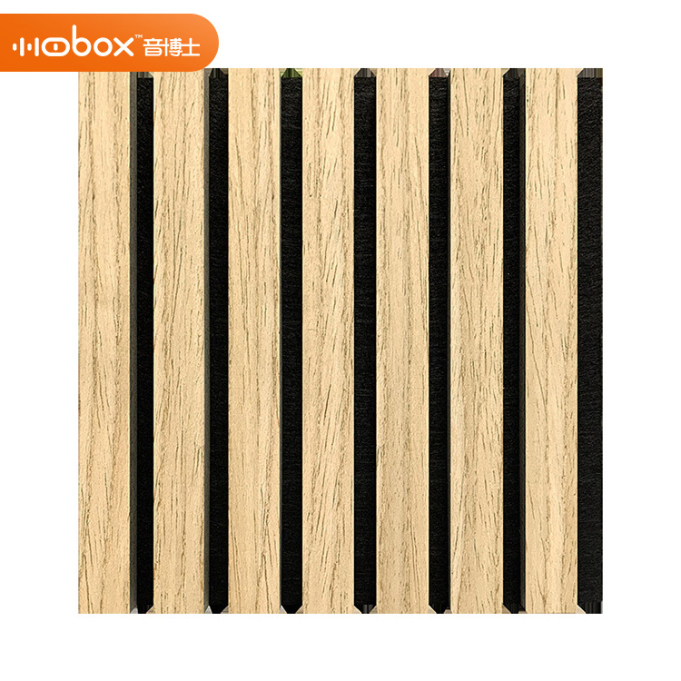 New Products Sound Absorbing MDF Wood Slatted Wall Acoustic Panels For Interior Decoration Wall And Ceiling