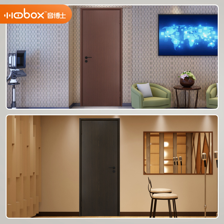 Customized Wooden Interior Soundproof Office Doors Hot Selling Apartment Plane Wood Door Designed