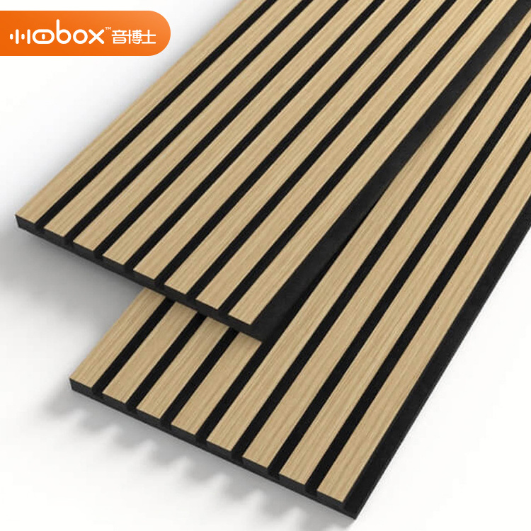 Tv Backdrop Decorative Wood Acoustic Sound Absorbing Slat Indoors Soundproof Wall Panels