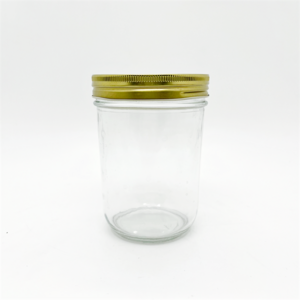 Pickle jars Wholesale 180ml 280ml 380ml Clear Wide Mouth Mason Jar Honey Jam Sauce Pickles Jars Bottles