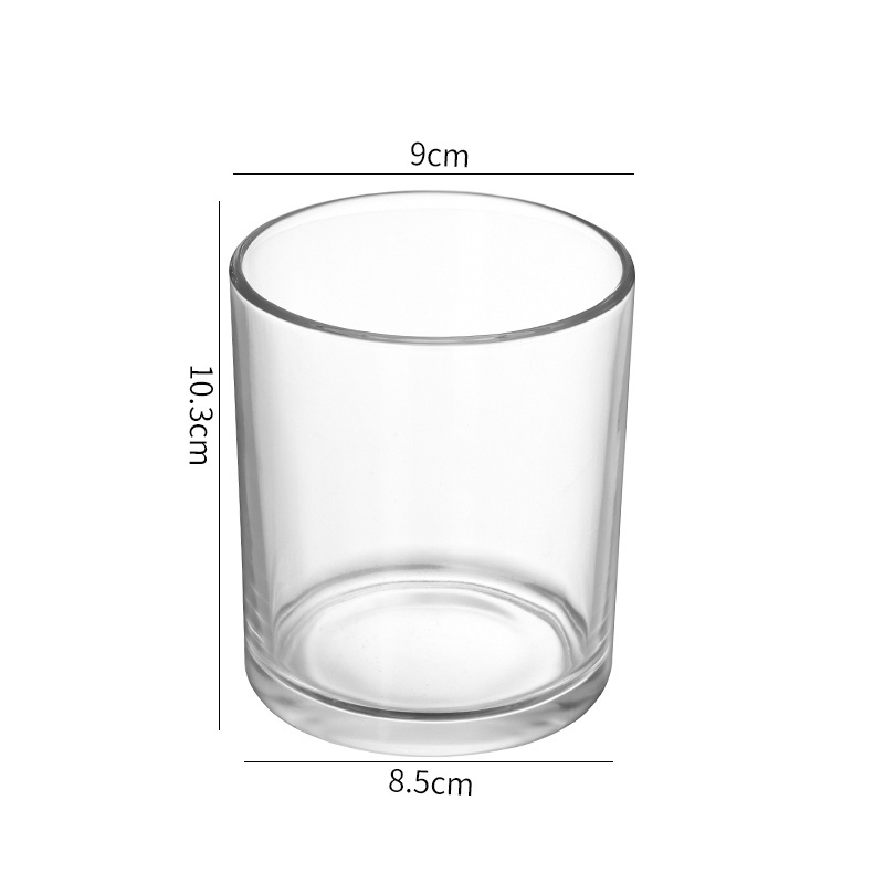 Holder Candles Fragrance Glass Jar Tea Wax Cup Thickened Glass Holder Candles