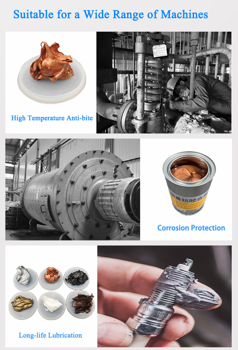 Thread paste molybdenum disulfide mos2 grease high temperature anti-seize lubricant greases for use on drill collars