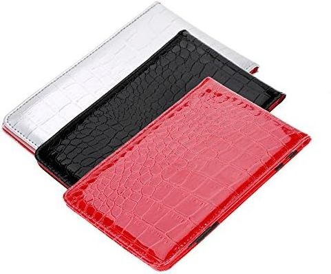 Customized Luxury Leather Golf Scorecard Holder Red  Pu Leather  Golf Score Counter Keeper Card Holder