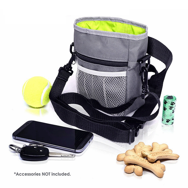 Custom Logo Adjustable Dog Walking Bag With Poop Bag Waterproof Dog Treat Bag Dog Treat Training Pouch