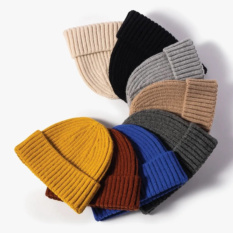 Warm Winter Beanie Hat & Scarf Set Stylish Knit Skull Cap for Men Women