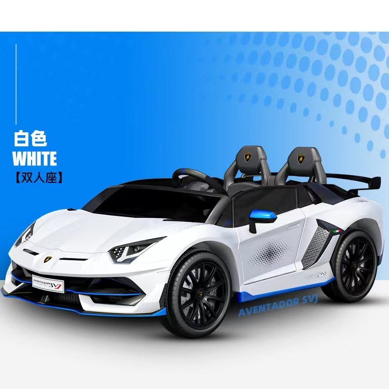 Electric Super Ride On Car with Remote Control Hydraulic Door Design and One Button Start Kids Toy Vehicles with Sound Control