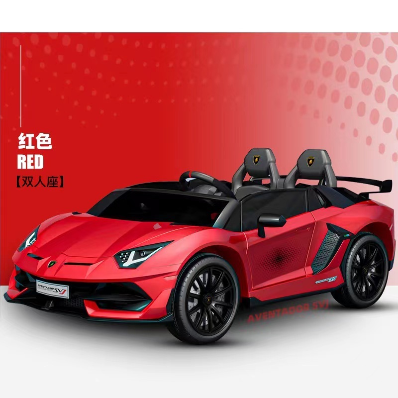 Electric Super Ride On Car with Remote Control Hydraulic Door Design and One Button Start Kids Toy Vehicles with Sound Control