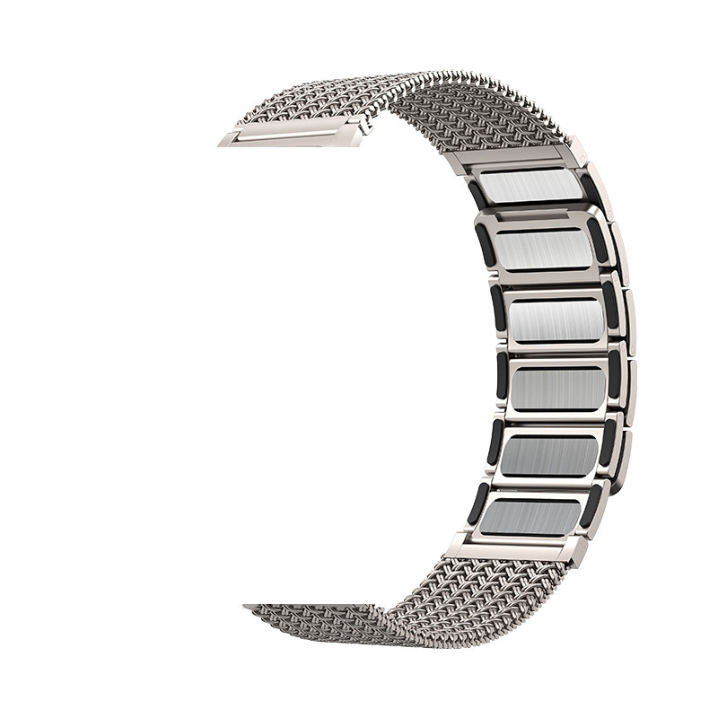 Mesh Bracelet Band For Watch Ultra 49mm Magnetic Stainless Steel Bracelet Link For Iwatch 9 Luxury Metal Watch Band