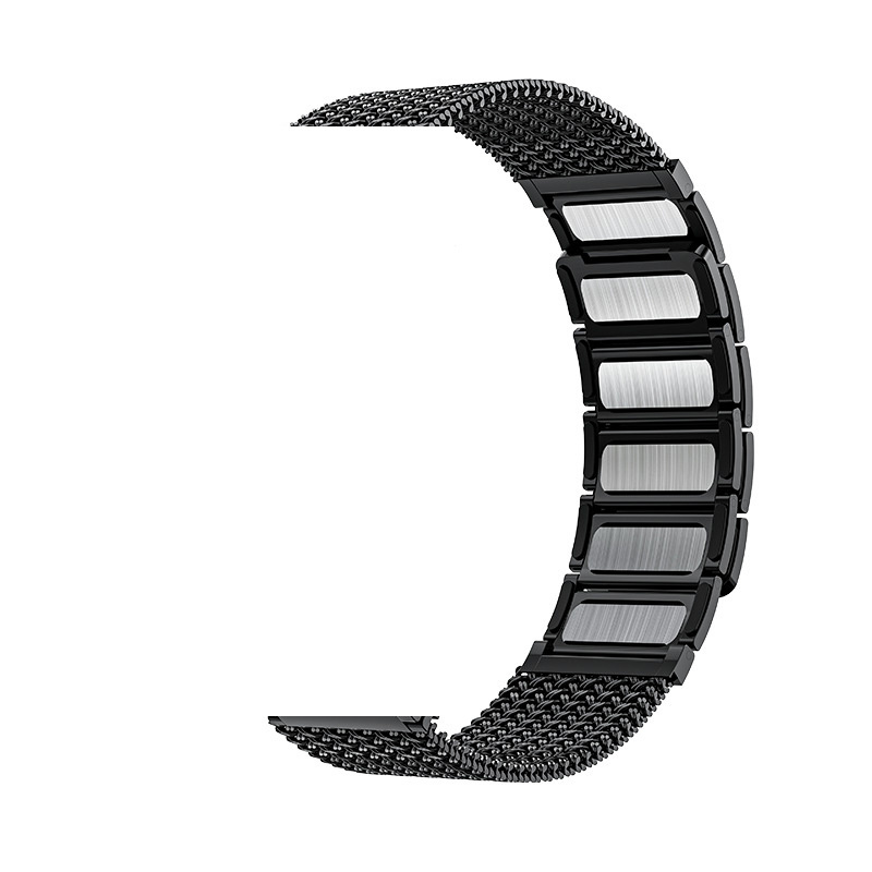 Mesh Bracelet Band For Watch Ultra 49mm Magnetic Stainless Steel Bracelet Link For Iwatch 9 Luxury Metal Watch Band