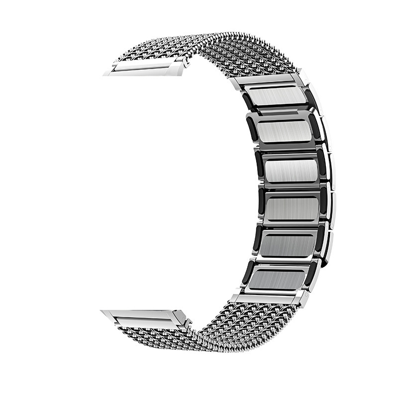 Mesh Bracelet Band For Watch Ultra 49mm Magnetic Stainless Steel Bracelet Link For Iwatch 9 Luxury Metal Watch Band