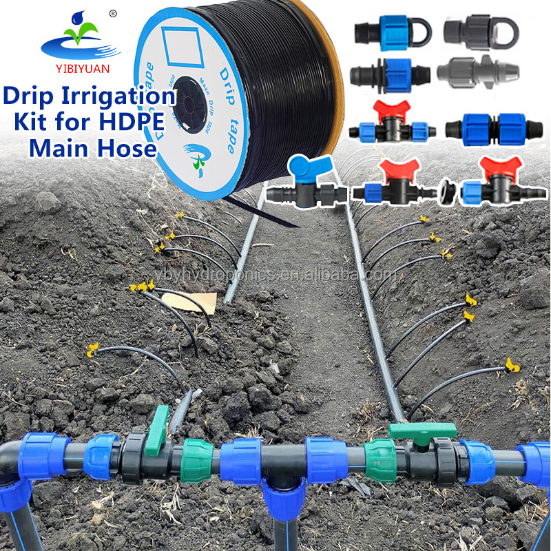 10 15 hectares drip irrigation equipment to cover 3 hectares 16mm drip tape gate valve fitting kit chili drip irrigation tape