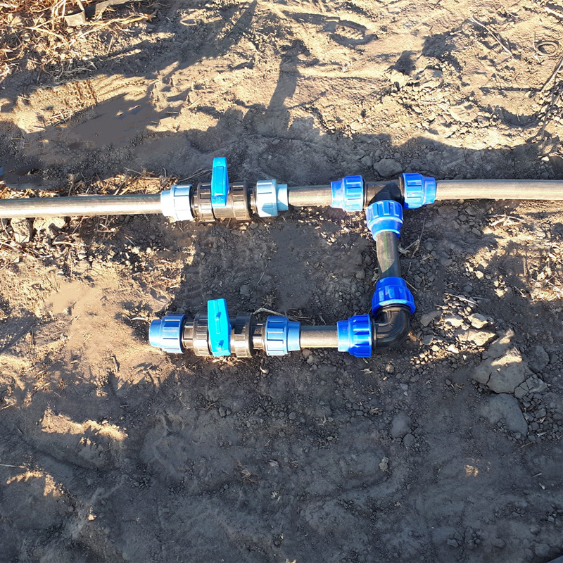 Drip Irrigation Fittings End Plugs PE Quick Connector Plastic Injection HDPE Coupling PP Compression Fittings