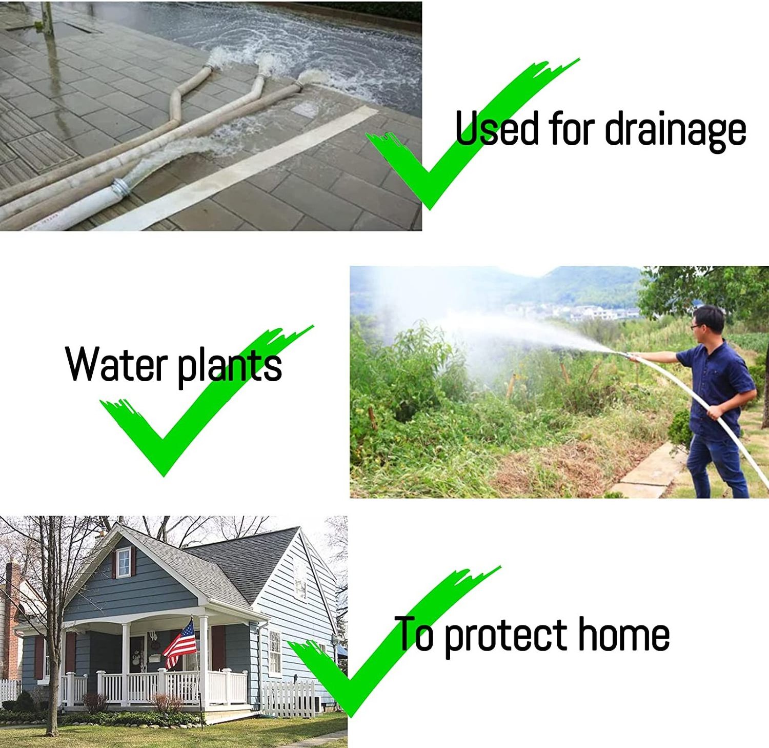 Farm 1.5 2 3 6 inch pressure layflat water pipe agricultural irrigation canvas hose pipe