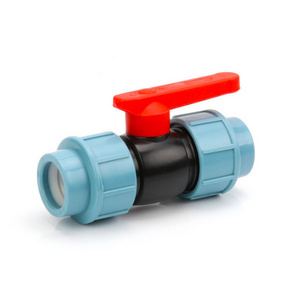 Ball Valve China factory Drip irrigation plastic PP single union ball valve hdpe irrigation pipe and fittings for water supply