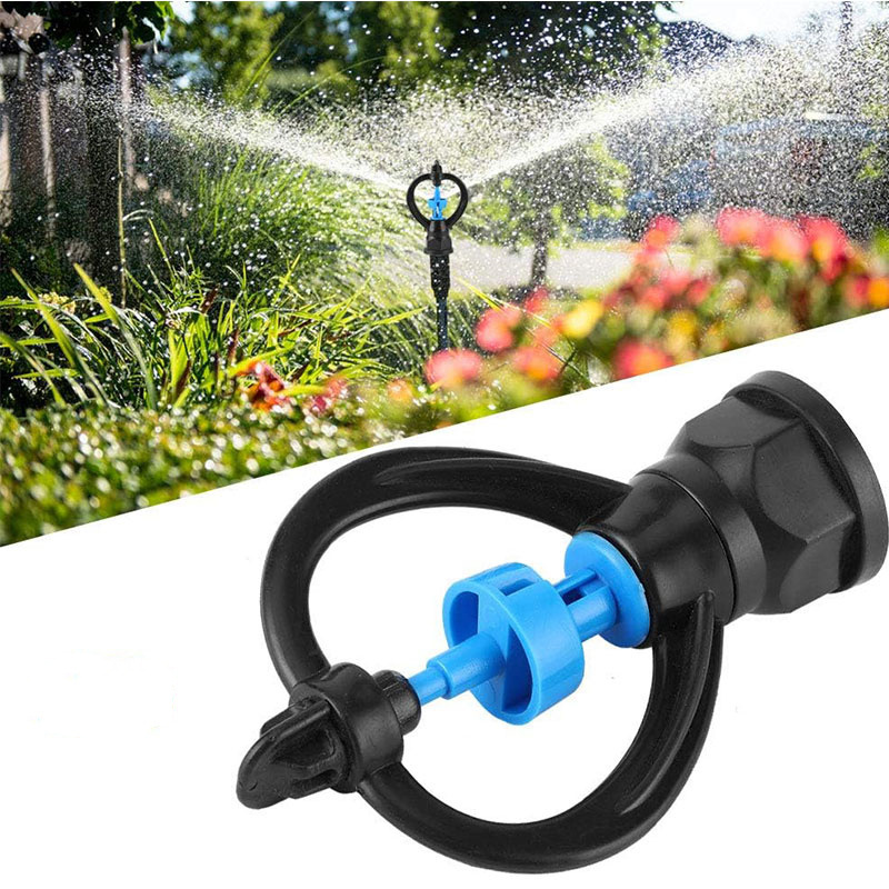 Agricultural nozzle water floppy irrigation kit 1/2 micro sprinklers with stake mini sprinkler 360 rotary