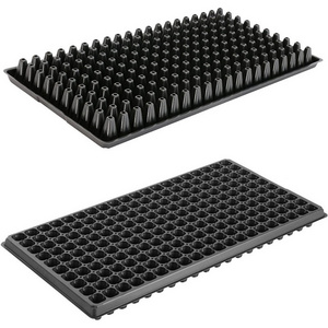 Greenhouse grow plants starter germination kit seed tray nursery trays & lids wholesale seedling tray 162 holes